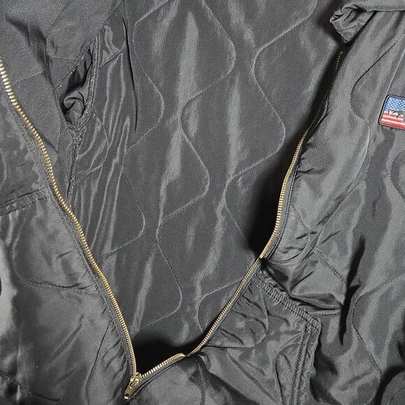 Black Rifle Hoodie Sweater Full Zip Small diamond Quilted - Picture 7 of 13